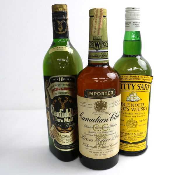 希少古酒・特級スコッチ＆カナディアン ウイスキー 3本セット 未開栓 3
