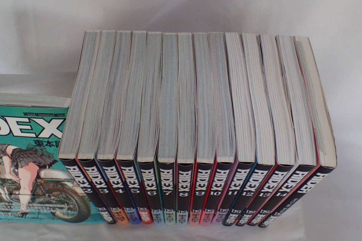 み87☆イ☆RIDEX ライデックス 1-14巻 + RIDER 15冊セット 東本昌平
