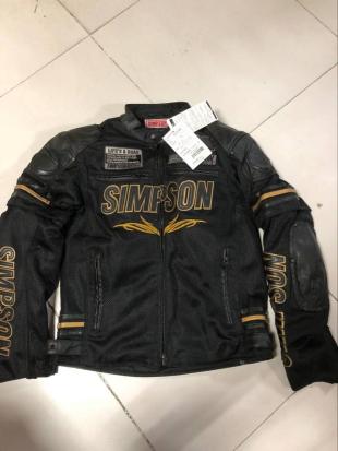 シンプソン バイクジャケット メッシュジャケットLL プロテクター