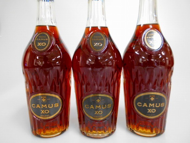 CAMUS XO COGNAC 3本セット カミュ CAMUS XO ロングネック 3本セット コニャック ブランデー 古酒