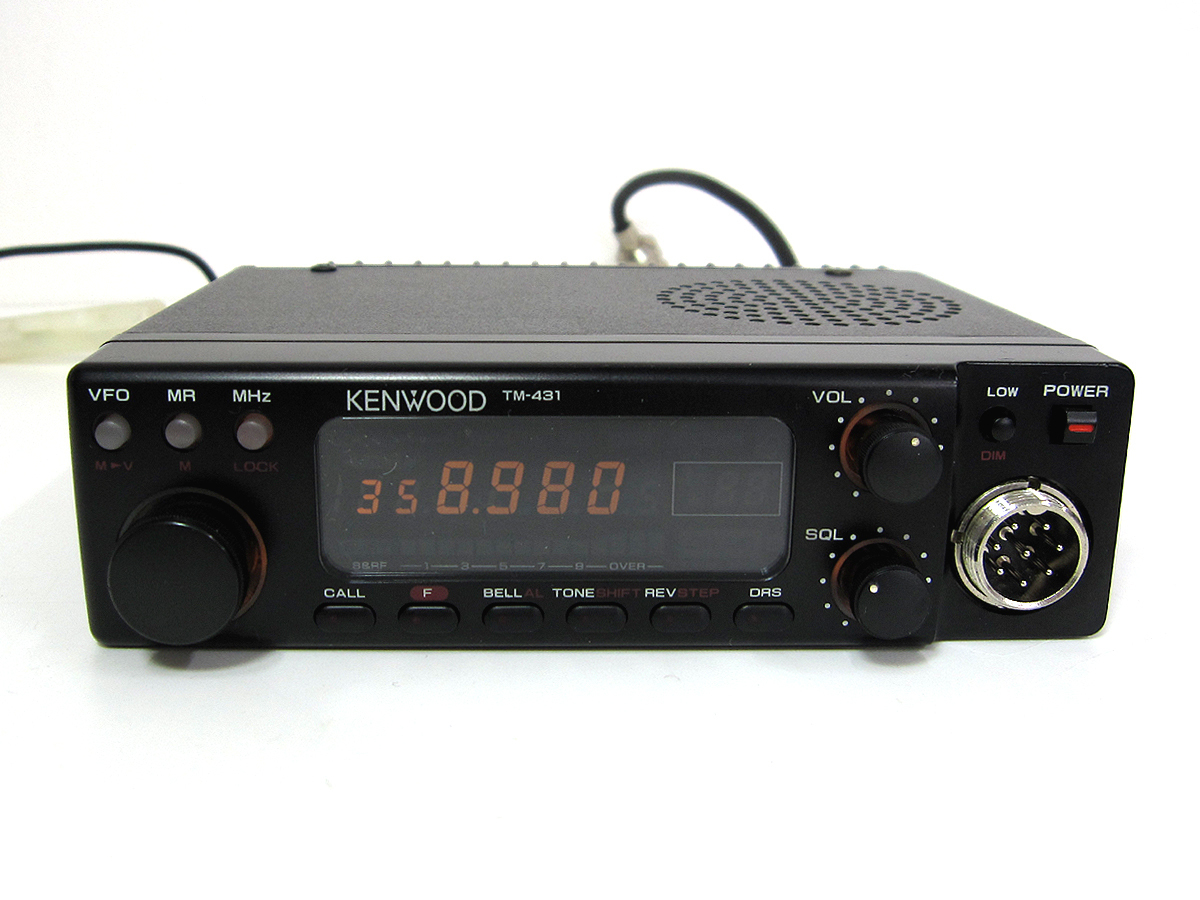 中古品】KENWOOD 430MHz TM-431 10W機 ケンウッド製 TM-431S 433Mhz