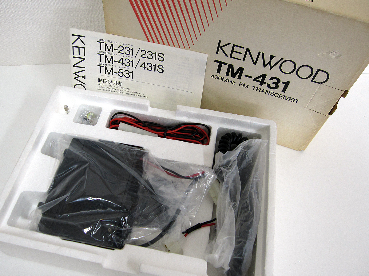 中古品】KENWOOD 430MHz TM-431 10W機 ケンウッド製 TM-431S 433Mhz