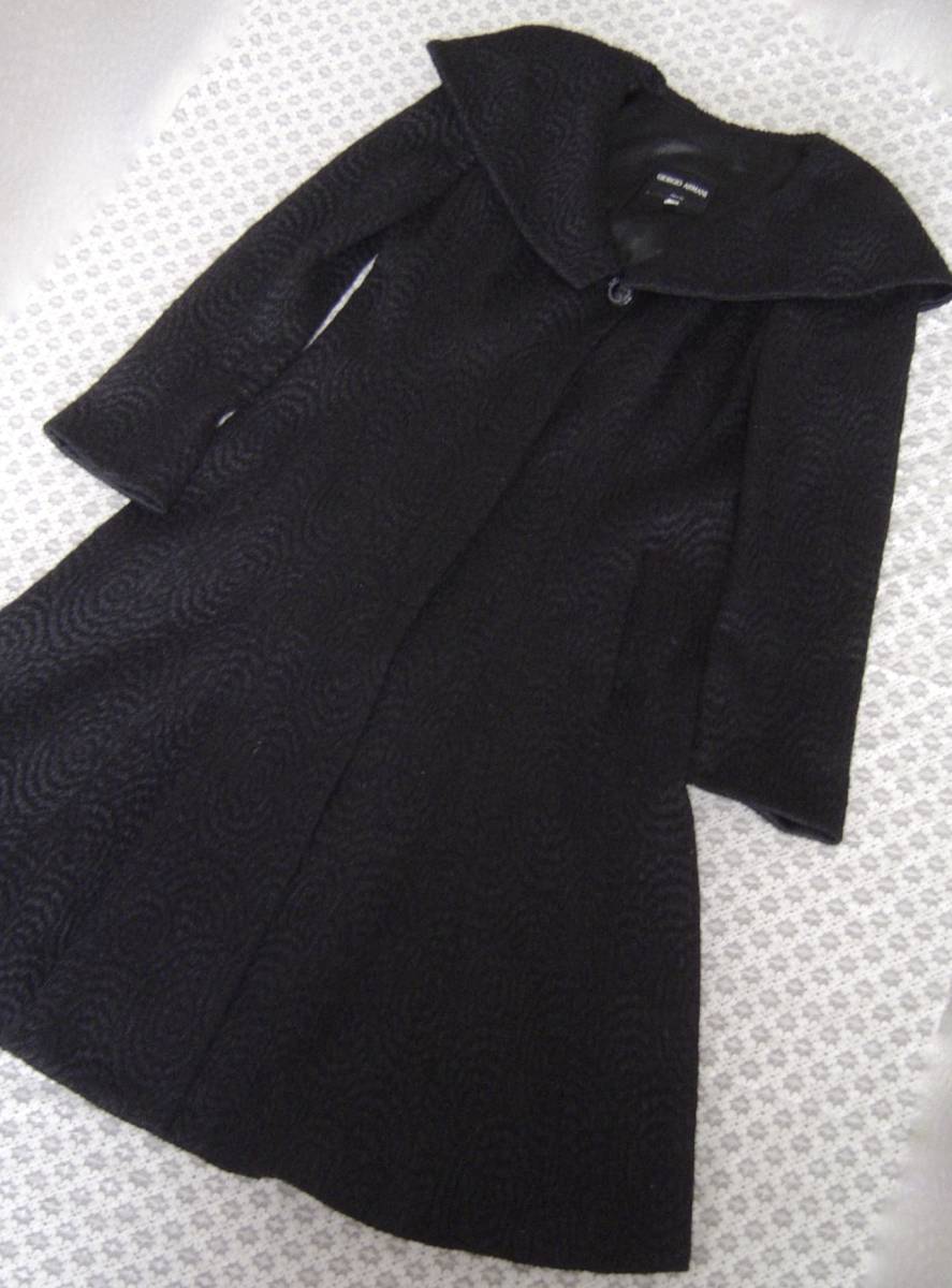 GIORGIO ARMANI ジョルジオアルマーニ 美品 黒タグ アルマーニ シルク 