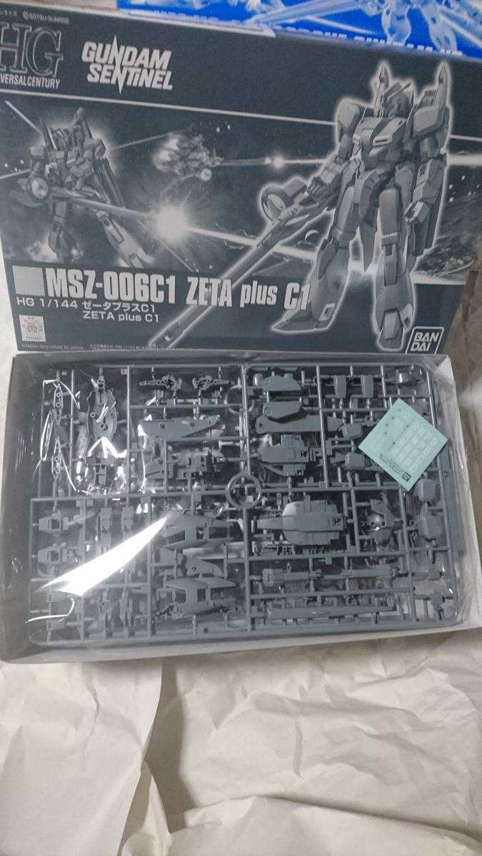送料無料 hguc ゼータプラスC1 ZETA plus C1、クロスボーンガンダムx3