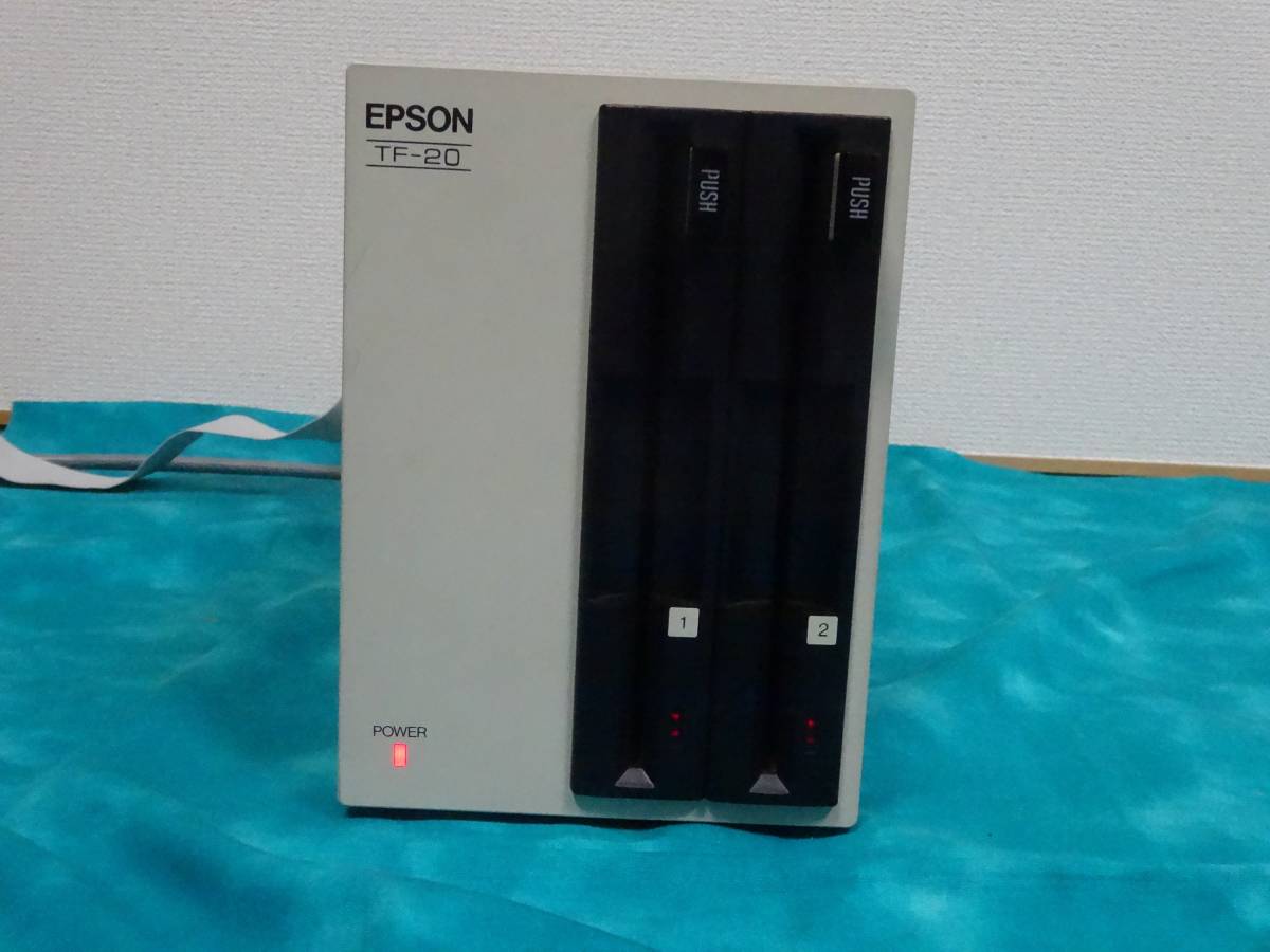 EPSON エプソン フロッピーディスクドライブ TF-20 元箱付き EPSON 外付けFDDドライブ TF-20 EPSON フロッピー TF-20 外付け FDD
