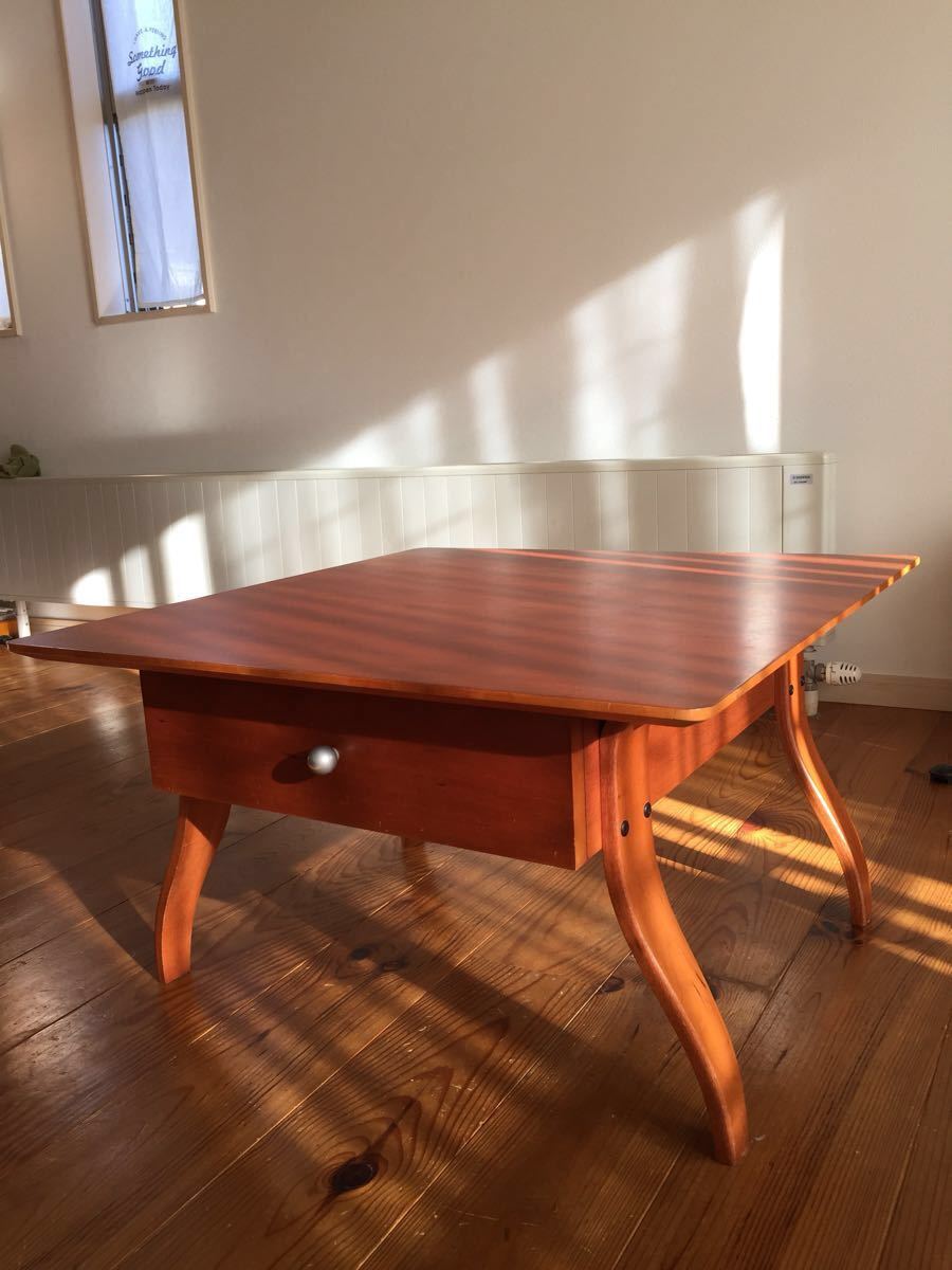 porada ポラダ ジオット ガラステーブル チェリー レア！ アクタス