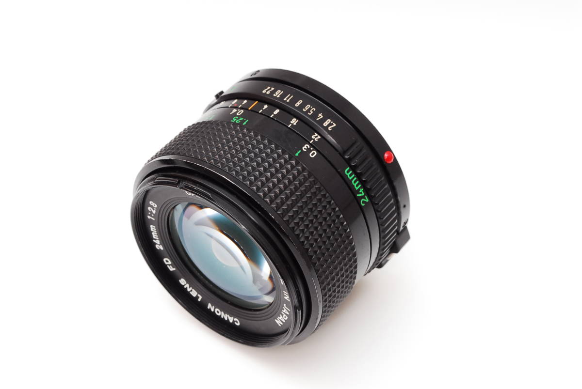 CANON キヤノン New FD 24mm F2.8 #132324 K90 24mm Canon FD 1:2.8 new Photophile