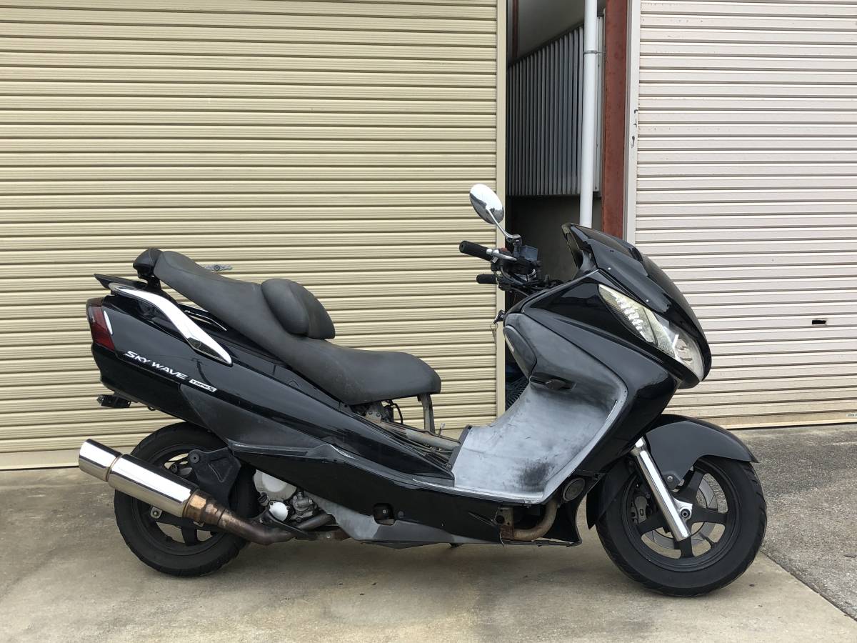 ★☆全国配送可！スカイウェイブ250S　CJ43A 部品取り車　レストアベースにでも！ジャンク品扱いで！動画有！☆★