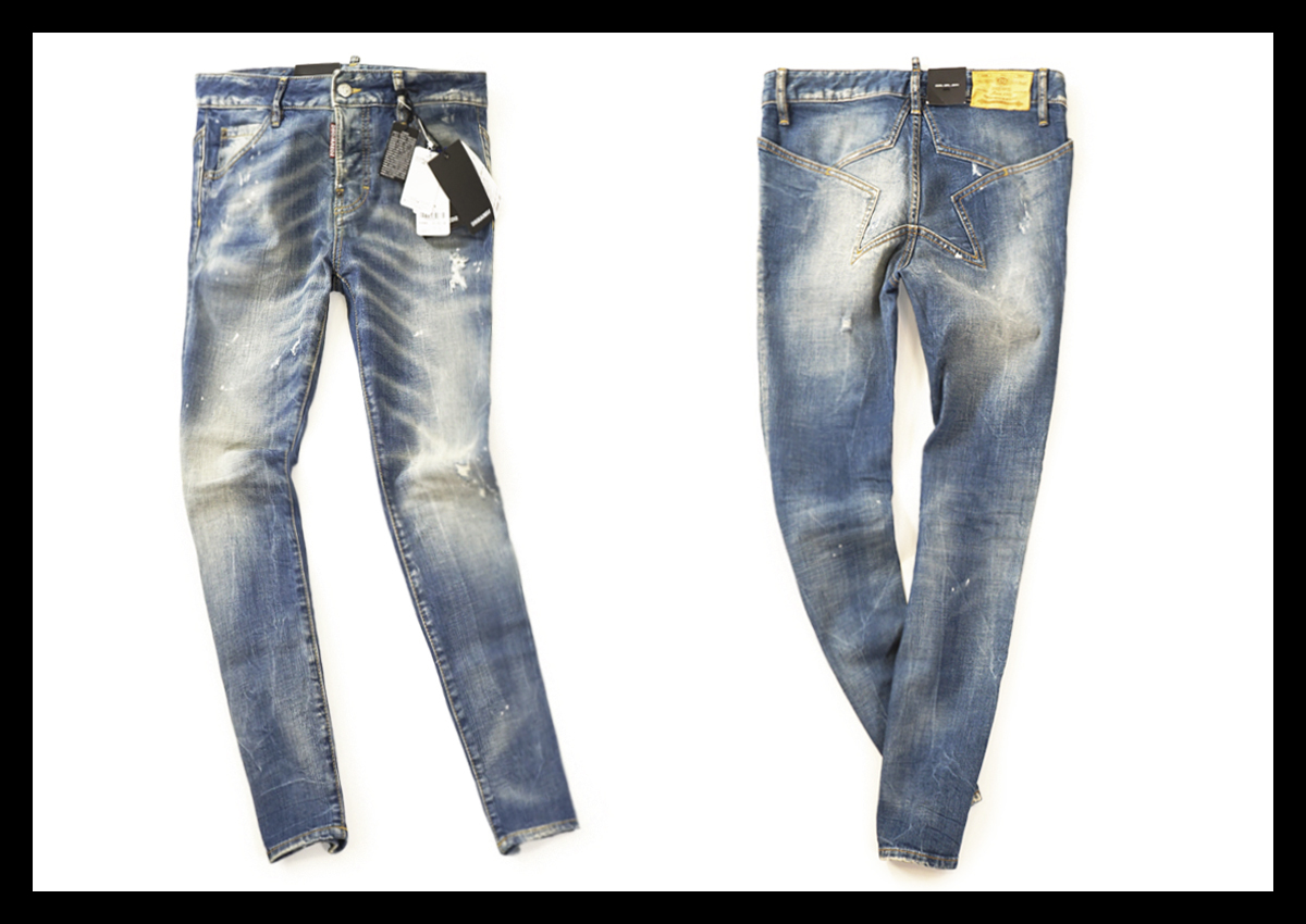 JEAN⁄細身の 新品7万DSQUARED2ディースクエアード⁄SKATER 新品7万 