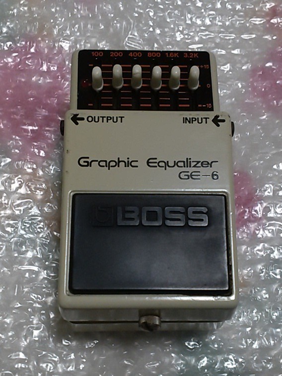 BOSS graphic equalizer GE-6 ボス グラフィックイコライザー グライコ