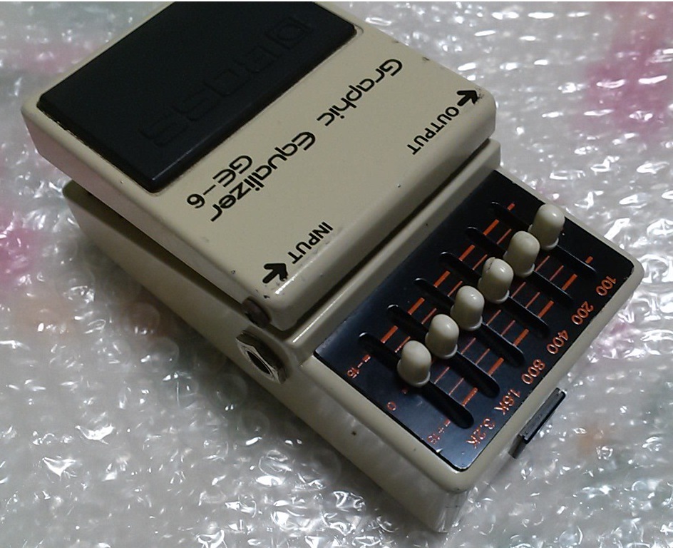 BOSS graphic equalizer GE-6 ボス グラフィックイコライザー グライコ