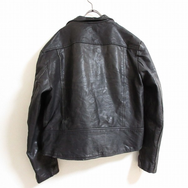 良品 即決 即日発送)80s ビンテージ UK古着 AMI LONDON/メンズXL 46 黒