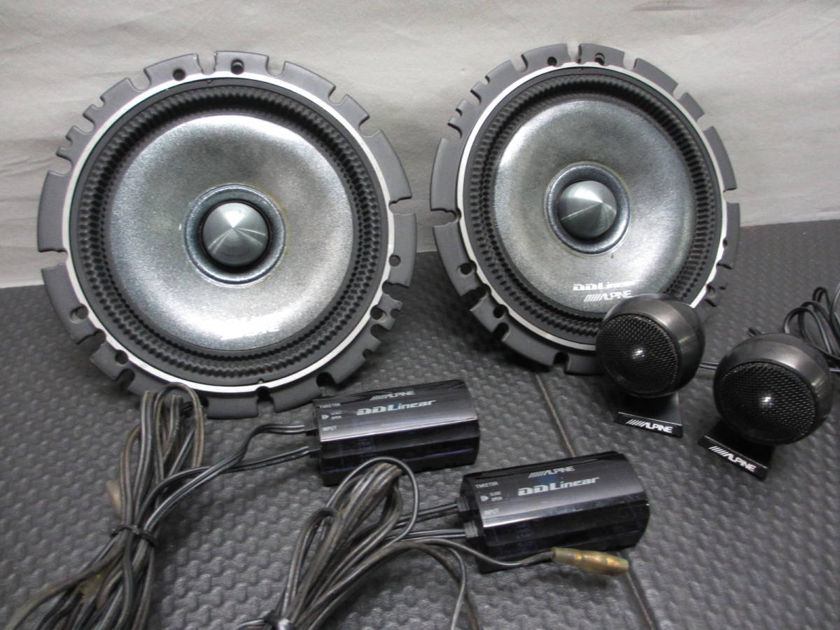 社外 ALPINE アルパイン DDL-RT16S 16cm スピーカー ツイーター付き