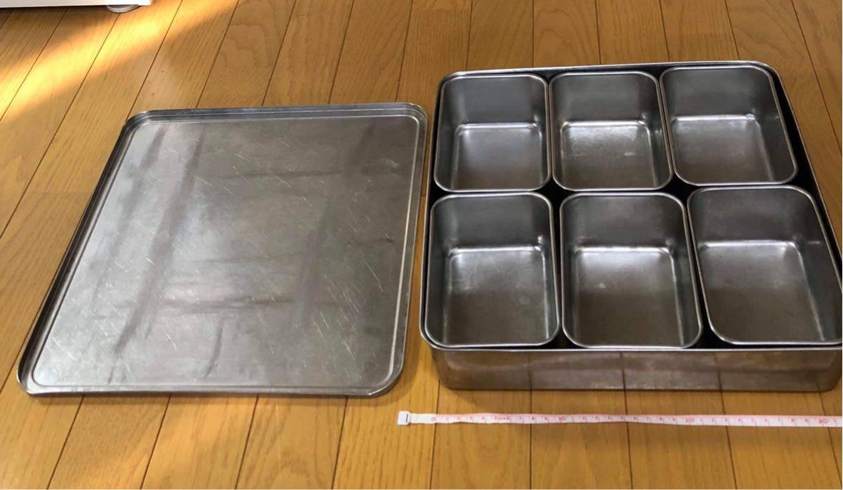 ***おすすめ***業務用1ステンレス製調味料入れ◆中子角6個入りセット中子深型組バット◆
