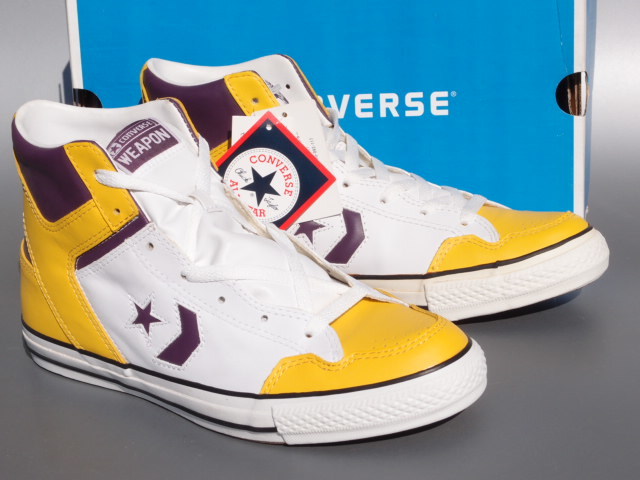 限定 100周年 converse ALL STAR WEAPON ウエポン レイカーズカラー 28cm(28.0cm)｜売買されたオークション情報、yahooの商品情報をアーカイブ公開 - オークファン 28.0cm
