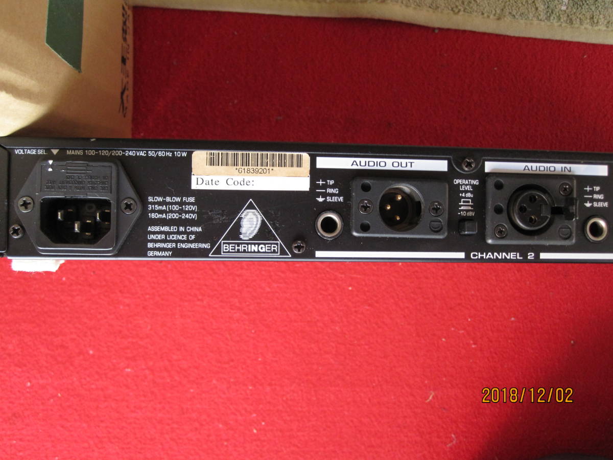 楽器・機材 BEHRINGER COMPOSER PRO MDX 2100 ベリンガー