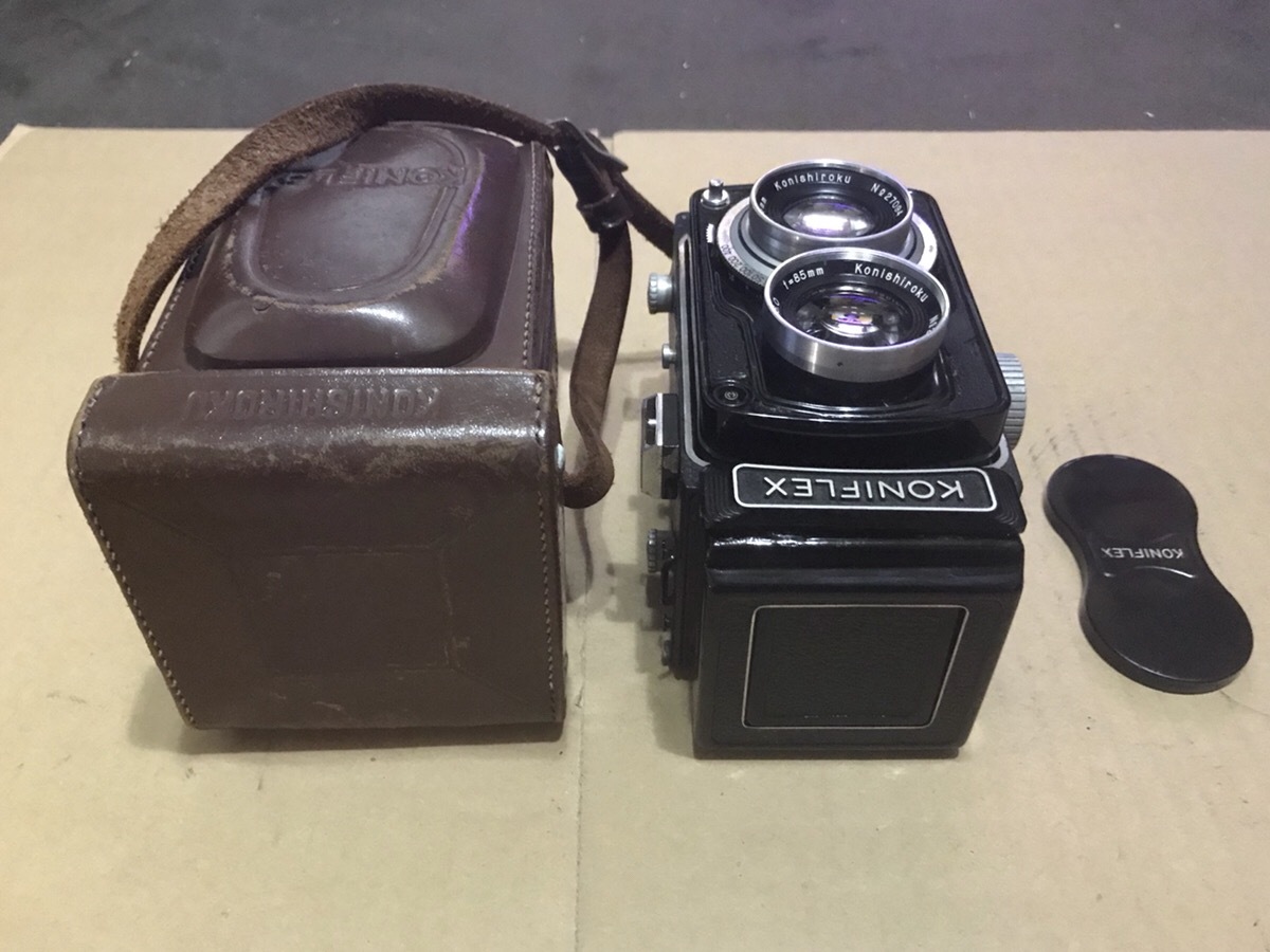 コニカ コニフレックス 二眼レフ Hexanon 85mm f/3.5 KONIFLEX 85mm Hexanon Koniflex Konica 1:3.5 - ⁄ The II F3.5 TLR