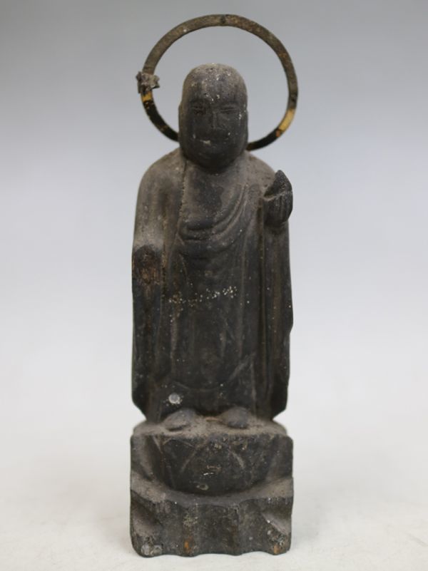 85・木彫仏 地蔵菩薩像・木製 仏像 彫刻 仏教美術 信仰 I 東洋彫刻