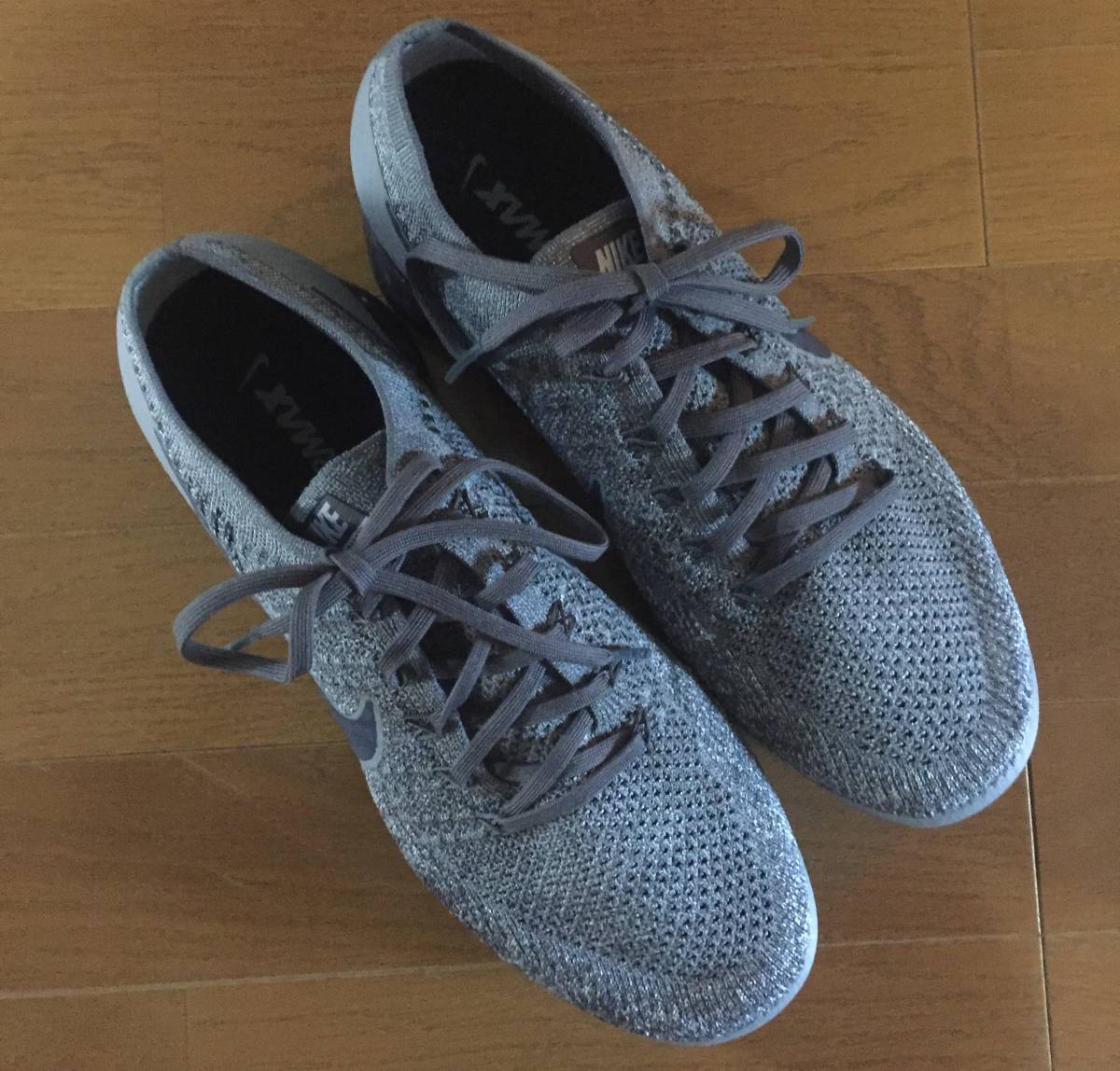 【NIKE／新品未使用】NIKE AIR VAPORMAX FLYKNIT GREY NAVY★US10サイズ（28cm）