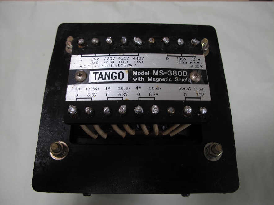 TANGO＞ タンゴトランス MS-380D 電源トランス 動作品