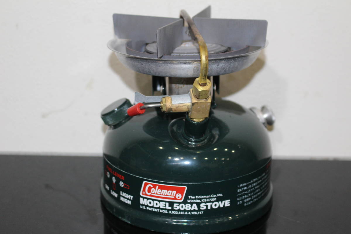 中古・現状品】 Coleman コールマン MODEL 508A STOVE アウトドア用品