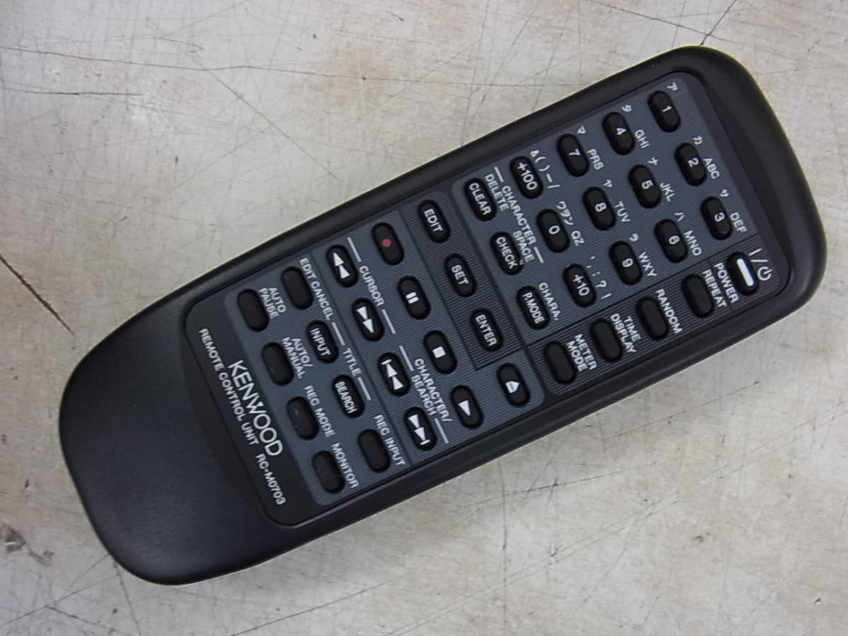 □KENWOOD□高性能コンバータ内蔵MDレコーダー□DM-9090/リモコン付