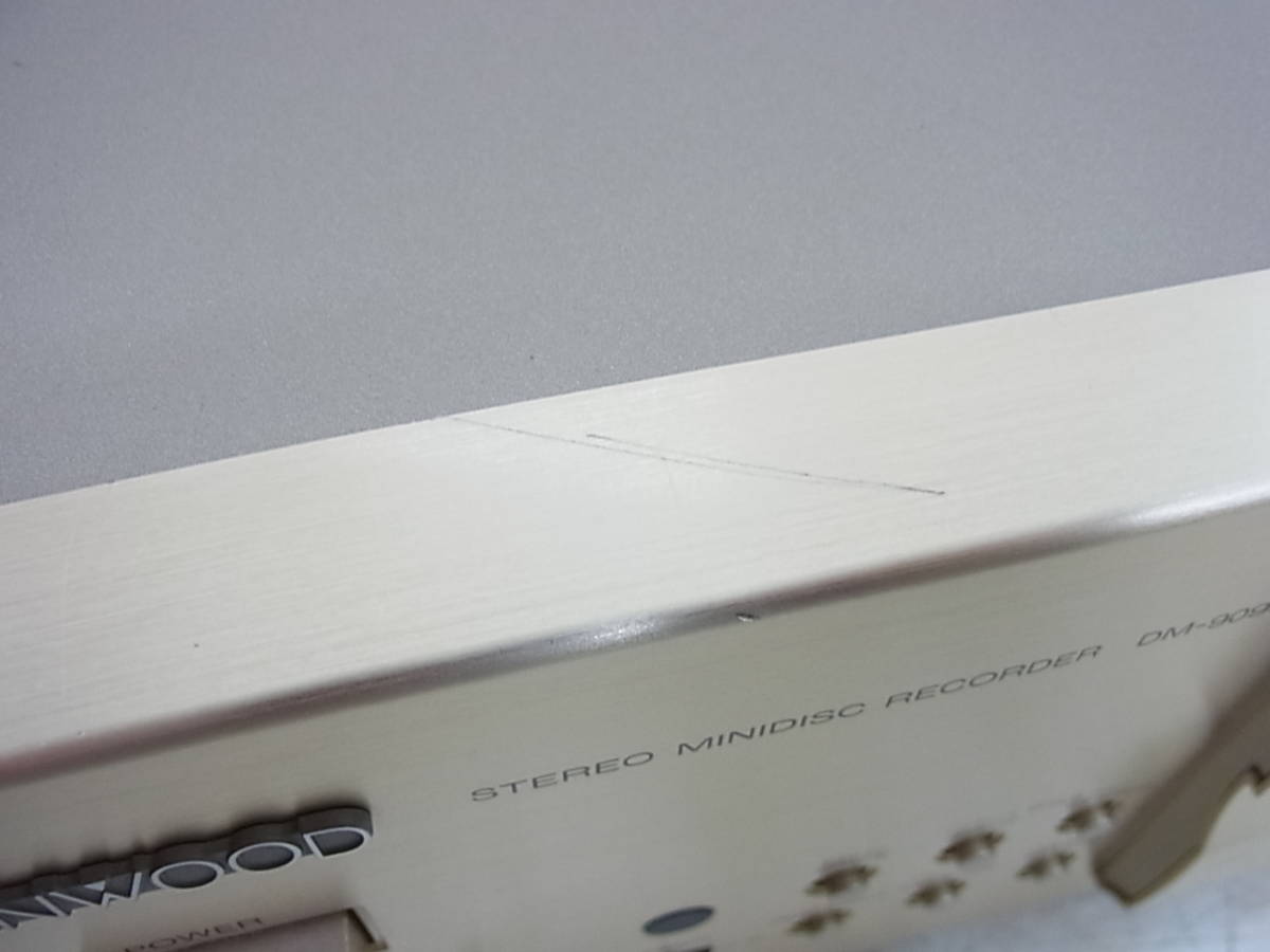 □KENWOOD□高性能コンバータ内蔵MDレコーダー□DM-9090/リモコン付