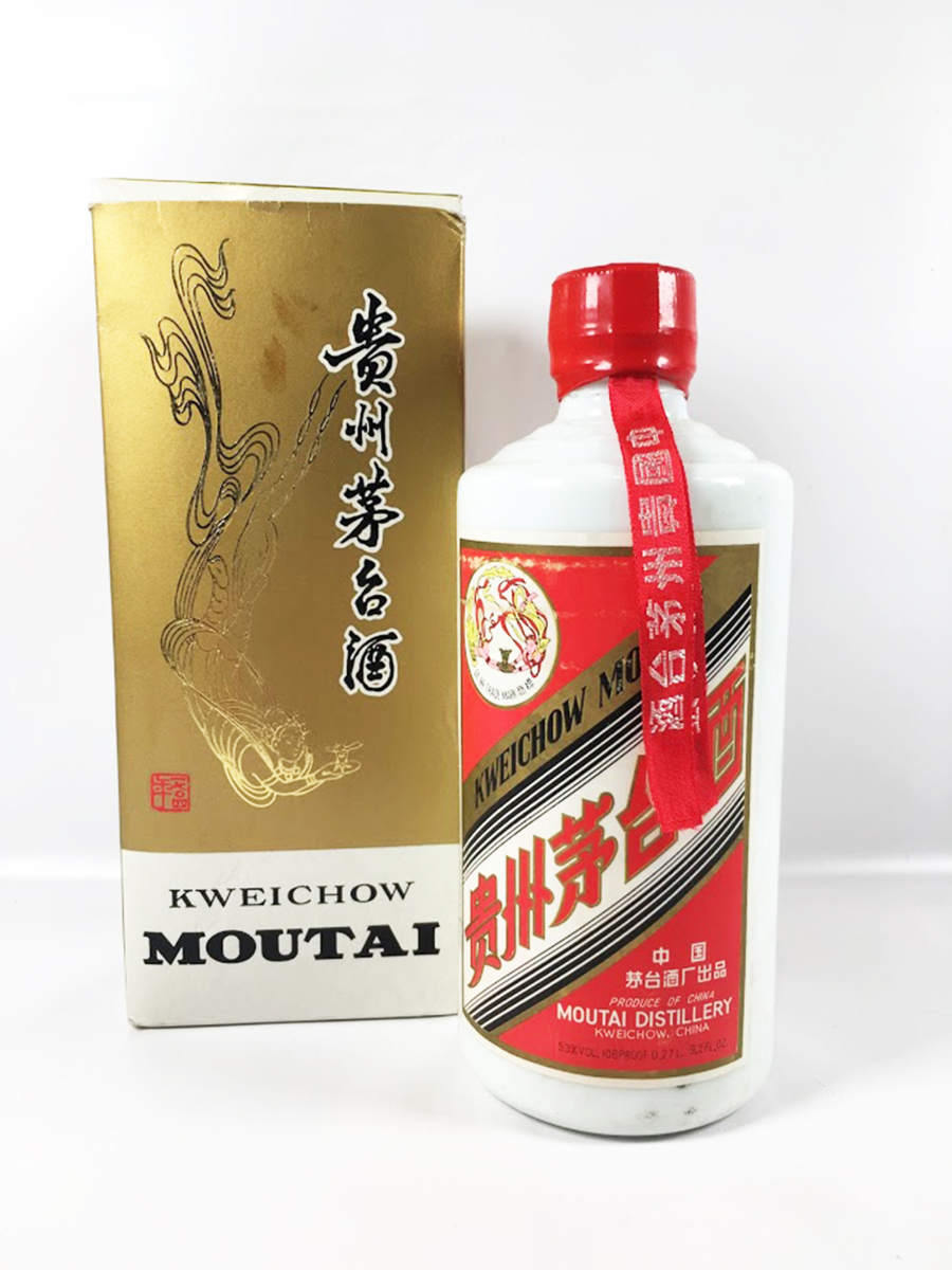 □古酒 中国酒 貴州茅台酒 マオタイ酒 MOUTAI 53% 0.27L 天女 重量: