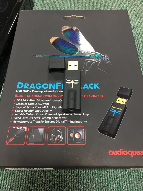 【USED】AUDIOQUEST DRAGONFLY BLACK [USBスティックサイズ DAコンバーター] 28U9157194913 