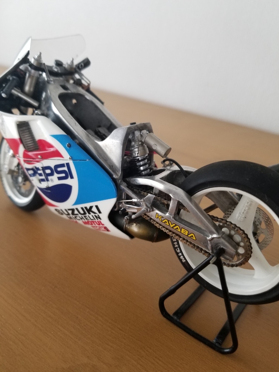 スタジオ27 1/12スケール SUZUKI RGV-Γ500 ペプシ 完成品ジャンク