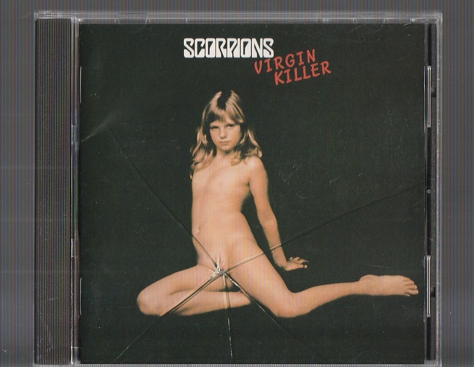20bit K2 廃盤 スコーピオンズ SCORPIONS 狂熱の蠍団 ヴァージン・キラー VIRGIN KILLER 国内盤CD 旧規格 発禁ジャケ