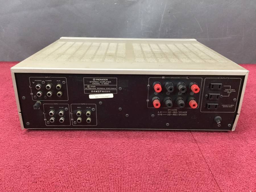 PIONEER A-500 プリメインアンプ◇ジャンク品 【公式通販】