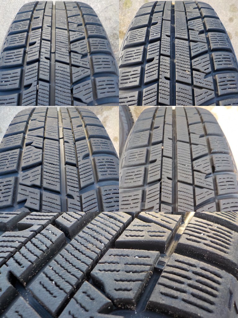 バリ山175/65R14美品アルミ ヴィッツFitデミオパッソキューブノート他 