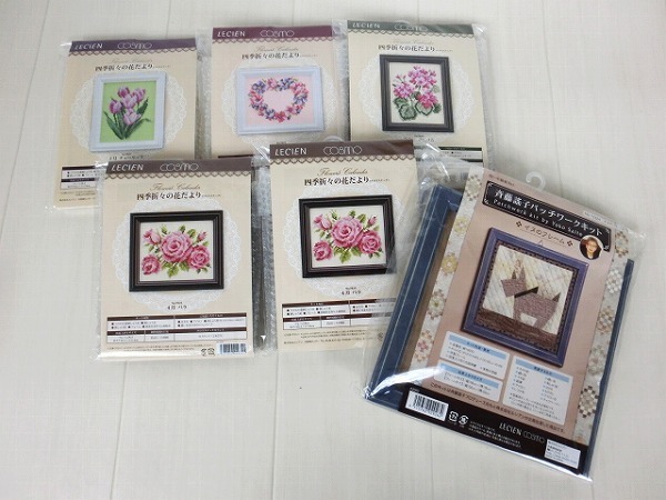 【送料無料，安い】 TN1012s 6点セット ルシアン LECIEN コスモ 作成キット パッチワークキルト クロスステッチ まとめ売り 総額￥11500(作成キット)｜売買されたオークション情報、yahooの商品情報をアーカイブ公開 - 作成キット