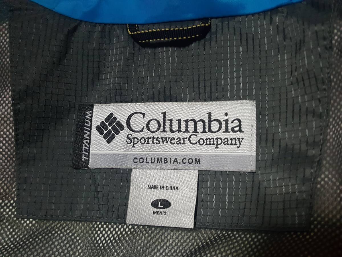 美品！Columbia TITANIUM マウンテンパーカー サイズL OMNI-TECHオムニテック コロンビア チタニウム スキースノボーにも！_3