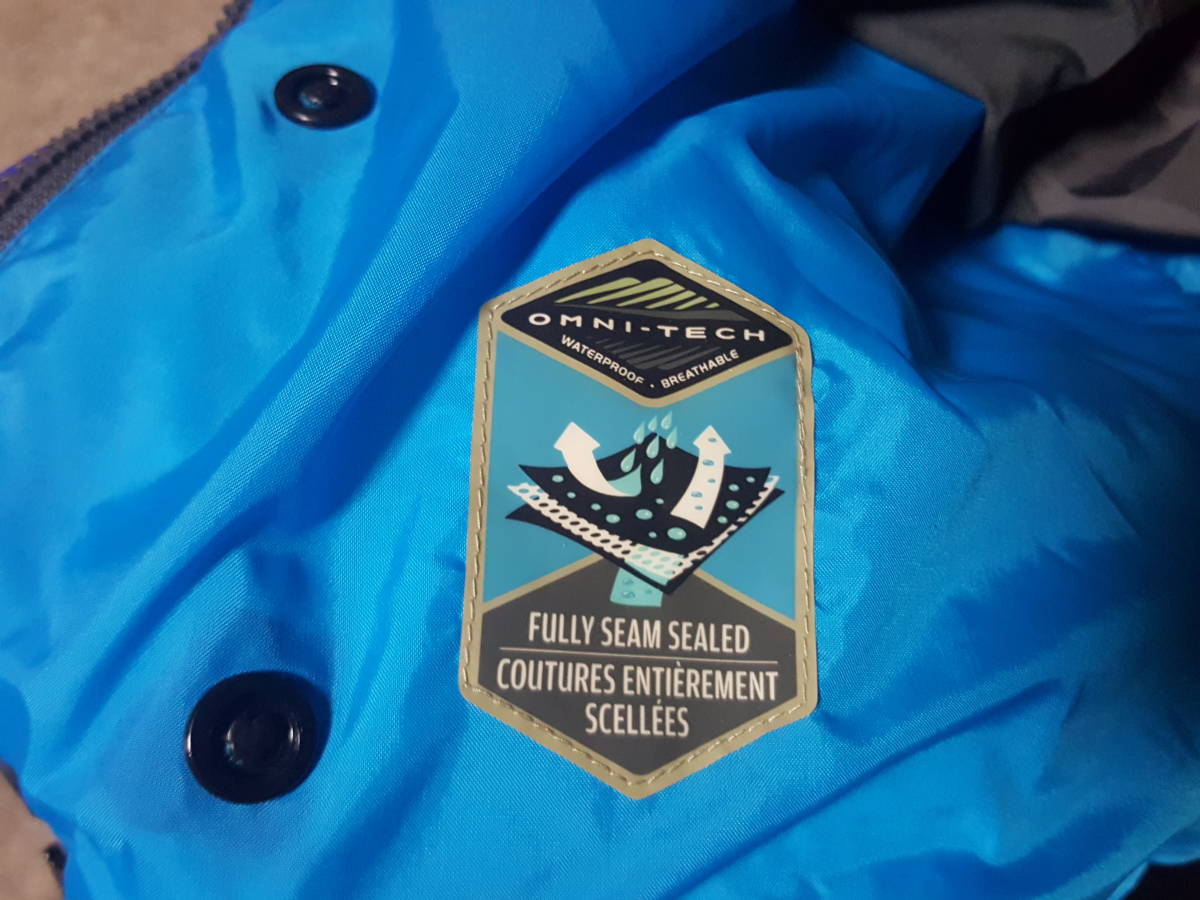 美品！Columbia TITANIUM マウンテンパーカー サイズL OMNI-TECHオムニテック コロンビア チタニウム スキースノボーにも！_6