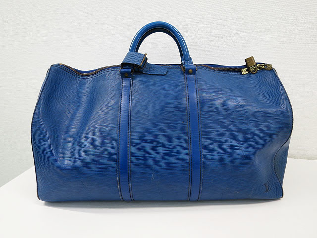 LOUIS VUITTON （ルイヴィトン）キーポル50エピボストン バッグ 即決】LOUIS VUITTON ルイ ヴィトン キーポル 50 ボストンバック エピ