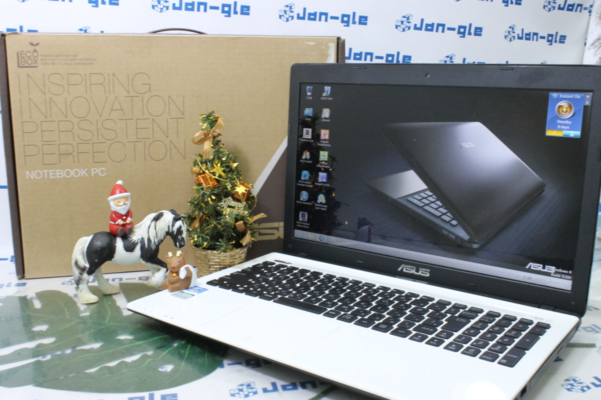 訳有り☆ASUS ノートパソコン K55VD-SXWHITE 格安1円スタート！ Intel