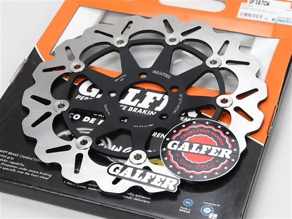 ☆廃盤 GPZ900R/ZX-12R/ZRX400 等 GALFER ガルファー ウェーブディスク