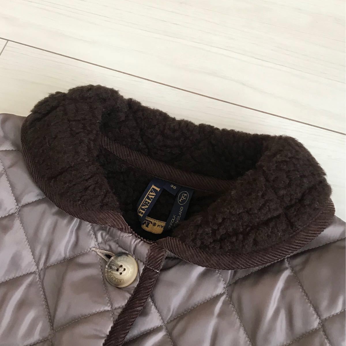 ラベンハム ボアの通販 キルティングジャケット 0 lavenham 美品
