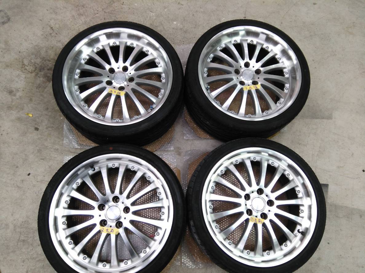 A.C.S 社外ホイール 4本 LEASING レアシング 18インチ 8.5J5HPCD114.3+ 