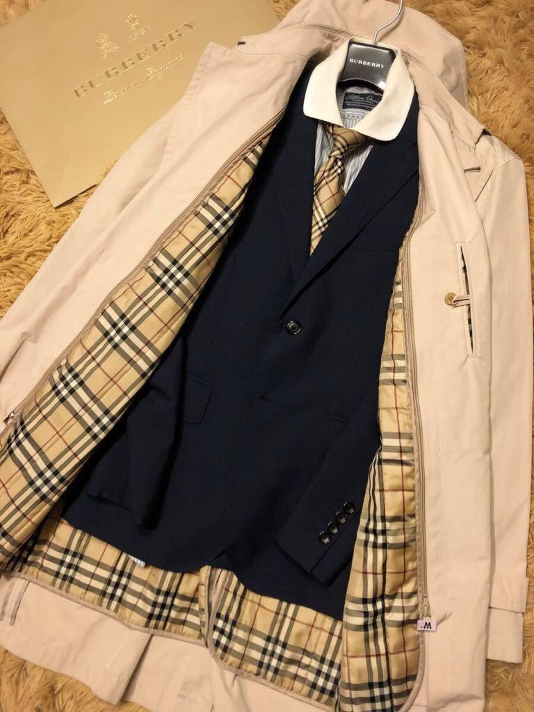 バーバリーロンドン ステンカラーコート ライナー付 ノバチェック キルティング Burberry's ステンカラーコート キルティングライナー付き ノバチェック