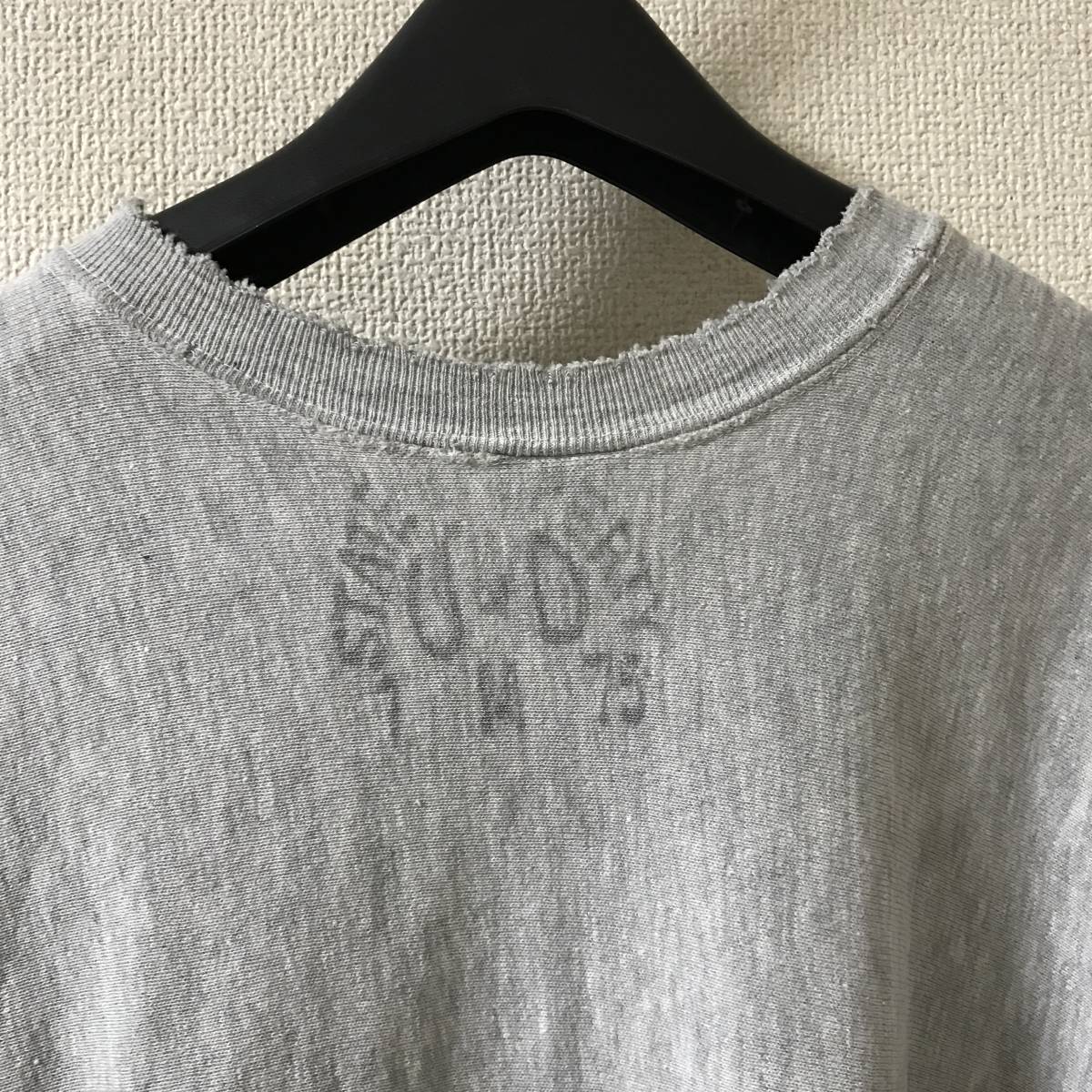 単色タグ 70s ステンシル U SOCCER W Championチャンピオン USA製 