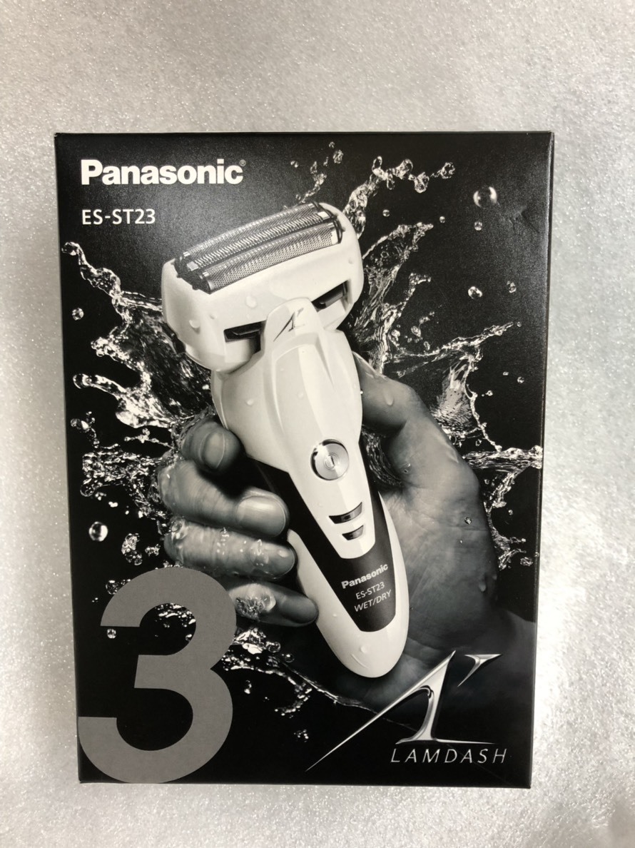 パナソニック】 未使用品 Panasonic ES-ST23-W メンズシェイバー ラム