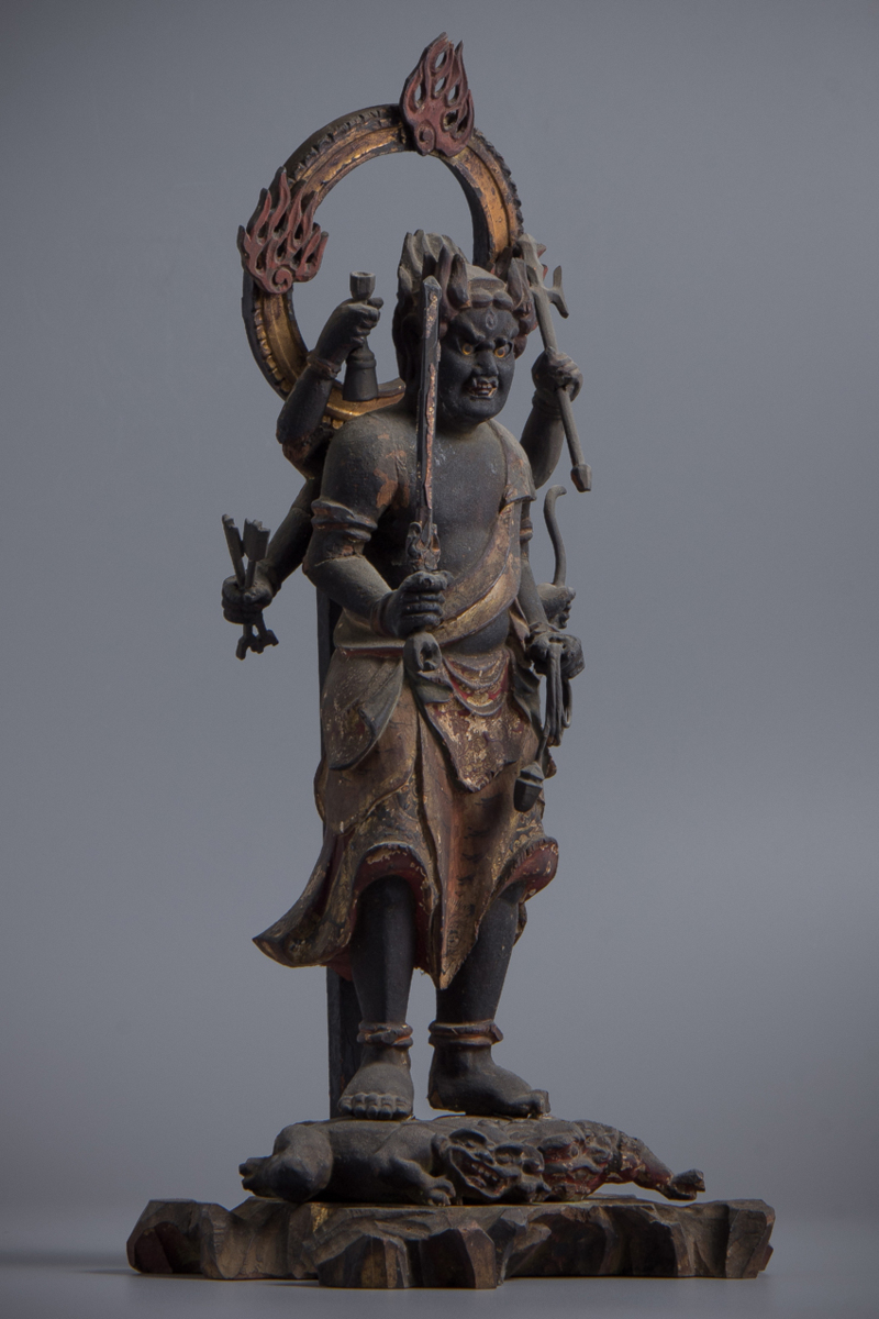 唐木 老人像 一刀彫 中国 中国古玩 天然木 立像 時代物 骨董 【公式通販】