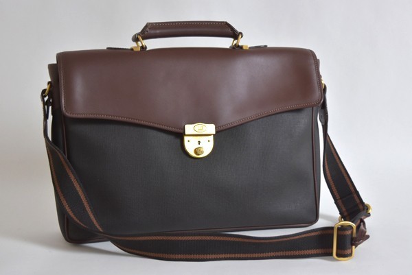ダンヒル ビジネスバッグ 美品 2way dunhill シャーシ タグ付美品