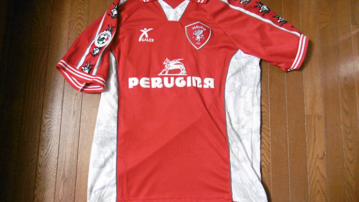 中田英寿 ユニフォーム ペルージャ ペルージャ 1999-2000 Galex ホーム
