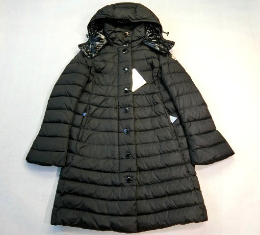 □モンクレールMONCLER大きいサイズ3ロングダウンコートJURA黒/新品 