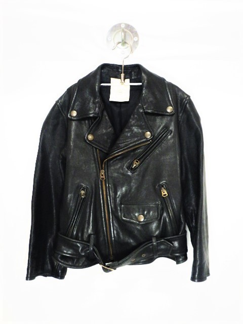 美品 beautiful people ビューティフル ピープル ライダース ラムレザー キッズ レディース 130 ダブル レザー 羊革 シュリンク加工 羊革