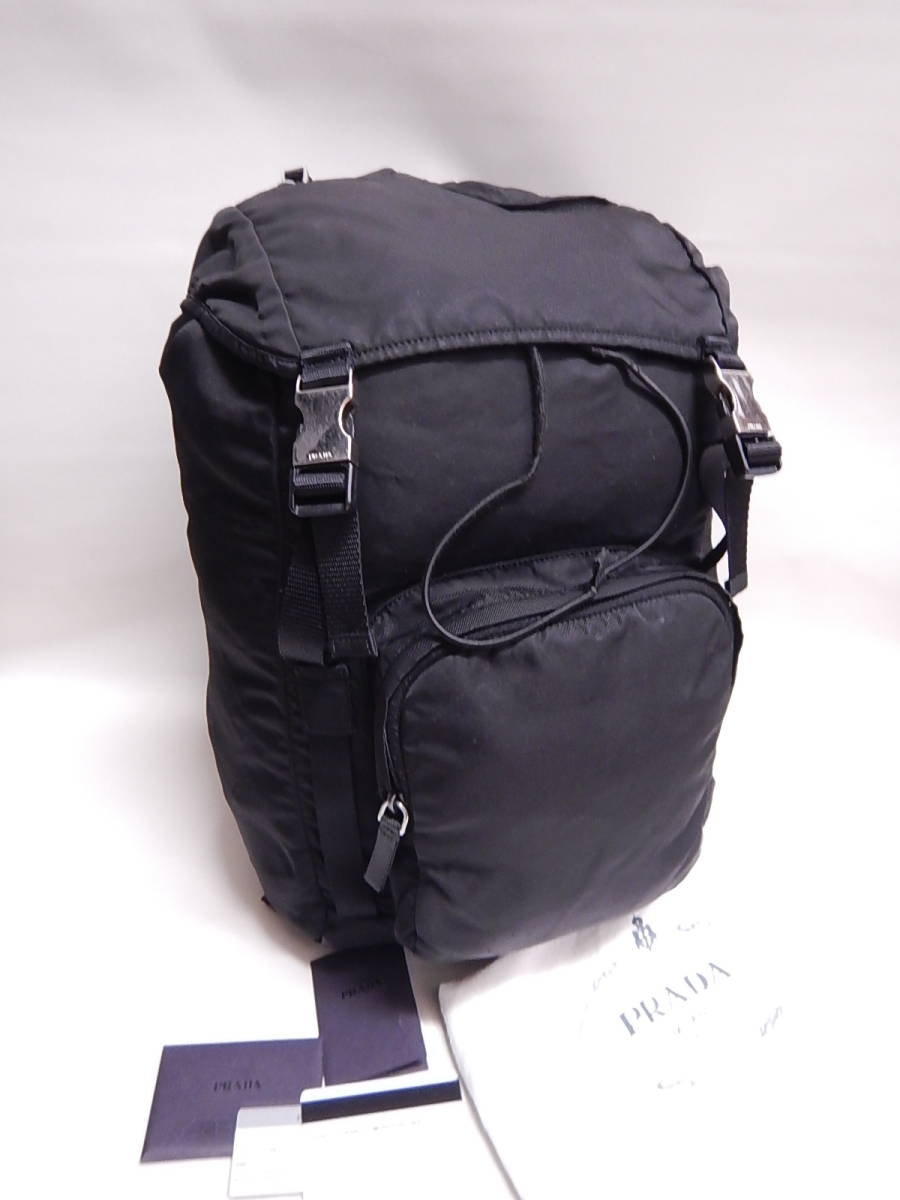 □PRADA プラダ リュック ナイロン バックパック V135 デイパック 